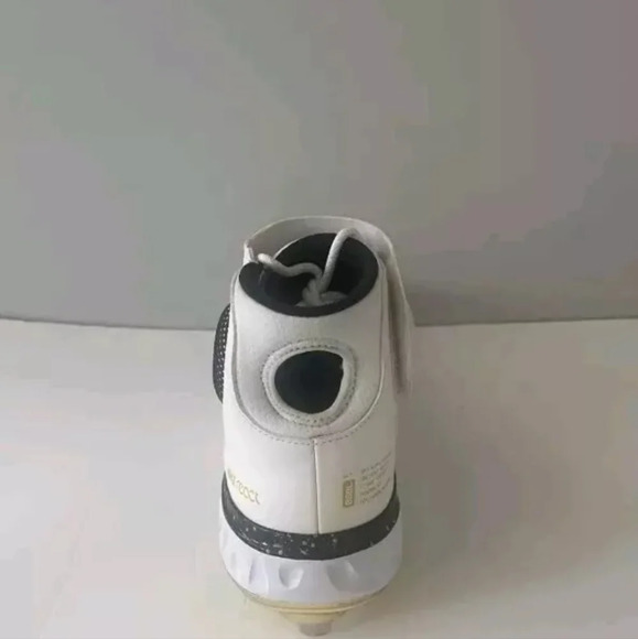 Nike React Alpha Huarache Elite 3 Mid Gold Baseball Cleats Sz 16 NEW CV3551 101 - Picture 3 of 5